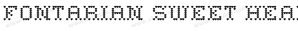 Fontarian Sweet Heart字体转换